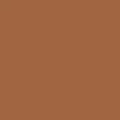 Glossy arancio cotto color field, smooth matt lacquered surface, uniform orange-brown tone, even lighting, and absent background detail.