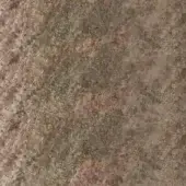 Weathered copper texture with mottled brown, green, and reddish-brown oxidation; uneven, rough surface with pits and granular formations.