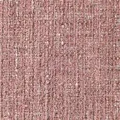 Textured fabric sample in dusty rose and terracotta tones with speckled gray and off-white particles, displaying a rough, granular surface.