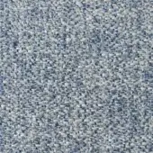 Francoforte fabric texture, muted aqua, irregular weave with light gray and blue threads, matte finish, dense construction.