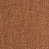 Terracotta textile sample, Reflex Milano 50 Meteor, displays a granular surface with charcoal gray flecks and a consistent matte weave.