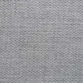 Reflex Roma fabric texture, muted gray, tight plain weave with subtle heathering, displaying brand names for upholstery or drapery.