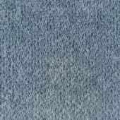 Woven fabric texture in blue-gray, looped pile construction with heathered effect, displaying “reflex” label detail and uniform density.