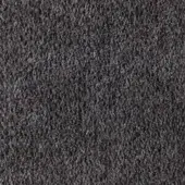 Dark gray woven fabric texture with a plush, matte finish; subtle embedded text reads "reflex," "fabric," "via baguta," and "tuna."