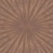 Radial brown wood grain texture with subtle text reading “reflex > glass > legnoreflex > 0011 noce canaletto radiale” and matte finish.