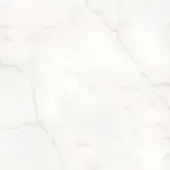 White marble texture with light beige and gray veining, polished surface, displaying organic patterns; Reflex Marmoreflex 0008 onice bianco glass sample.