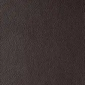 Dark brown leather texture sample, “Reflex Colorata 127 Cioccolato,” displays a dense, granular, pebbled grain and matte finish.