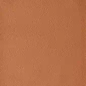 Brown leather texture sample, Colorata 134 Corallo, displays a dense grain with matte finish and uniform terracotta coloration.