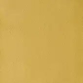 Ochre leather texture sample with fine grain, exhibiting a matte finish and subtle tonal variations; identified as “colorata 136 ocra”.