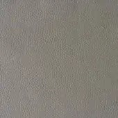 Gray leather texture sample, “152 grigio pietra”, displays a dense pebble grain and matte finish with consistent cool undertones.
