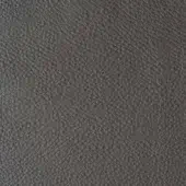 Gray leather texture sample, “reflex colorata 153 grigio quarzo,” displays a repeating embossed bump and crease pattern with matte finish.