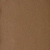 Brown leather texture sample “colorata 157 marancio” displays a matte finish with fine grain and subtle creases throughout the uniform composition.