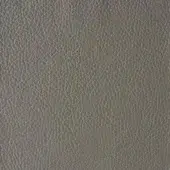 Gray leather texture sample with intricate grain, identified as Reflex leather (c) 120 fumo, displaying a fine network of raised lines.