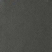 Dark gray leather texture, pebbled grain, matte finish; full-grain construction with consistent, tight interwoven pattern and natural aesthetic.
