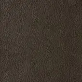 Dark brown leather texture sample, Reflex Naturale N223 Testa di Moro, displays a dense, creased grain and matte finish.