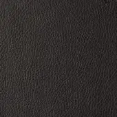 Black full-grain leather texture sample, “reflex naturale n248 nero,” with dense, irregular grain and a matte, slightly rough surface.