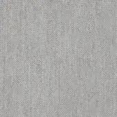Roberti Rattan fabric sample, muted gray woven textile, consistent grid pattern, matte finish, labeled “natte grigio” swatch.