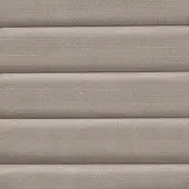 Taupe woven fabric texture with horizontal stripes and a matte finish, displaying a consistent grid pattern for a casual aesthetic.
