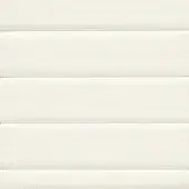 White striped fabric texture, horizontal weave with narrow ridges, matte finish, consistent linear pattern on neutral background.