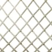 Woven rope texture, beige and white, diamond grid pattern with twisted strands, matte finish, dense net-like composition, natural fiber materiality.