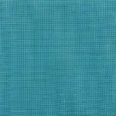 Batyline TQF fabric texture, turquoise synthetic mesh with a uniform grid pattern and matte finish, Royal Botania material sample.