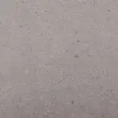 Gray ceramic texture with granular surface and dark inclusions, displaying a matte, porous finish and muted, mottled tonal variations.