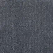 Dark gray acrylic tuxedo linen fabric displaying a vertical weave texture, with a matte finish and tightly knit structure suitable for upholstery.