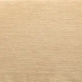 Ecru velvet fabric sample, Royal Botania EUV collection, short pile with horizontal grain, warm beige tone, smooth texture.