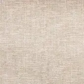 Acrylic fabric sample, pastel coconut color, dense rectilinear weave with a slightly rough matte texture and visible grid structure.
