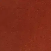 Reddish-brown textured rug with a dense, granular weave and uniform color, presented against a neutral, blurred background.