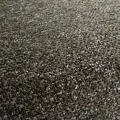 Rugiano rug, dark olive green and white flecks, dense multi-directional weave, nubby fabric texture, indoor fabrics collection 1609 030.