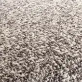 Rugiano rug, beige and brown woven fabric, dense irregular pile texture with raised elements, model 1609 091 for indoor use.