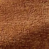 Castagno brown Rugiano rug, indoor fabric model 16622009, dense vertically-fibered texture, uniform color, woven looped construction, no pattern.
