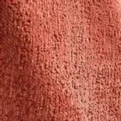 Rugiano indoor rug, terracotta fabric, dense looped pile texture, model 1662205-pesca, consistent color with subtle tonal variations.
