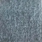 Rugiano RC 98 indoor rug, muted gray looped pile texture, dense three-dimensional surface with subtle tonal variations, studio lighting.