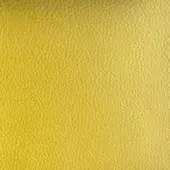 Yellow Rugiano leather texture with a smooth, fine-grained surface and consistent repeating indentations; S5009 finish for indoor applications.