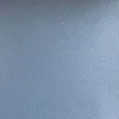 Leather sample S5039, light blue, smooth finish, displaying a consistent tone and subtle repeating grain pattern for Rugiano indoor rugs.