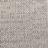 Beige textured fabric sample with gray speckles, plain weave, matte finish; Rugiano outdoor upholstery textile, sav2 j350.