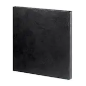 HPL panel, dark gray, speckled texture, matte finish, square shape, studio shot against white background, sealed edges.