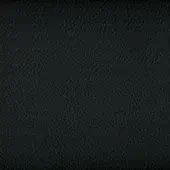 Black leather texture sample with dense, mottled grain and granular surface, displaying a uniform matte finish and consistent pattern.
