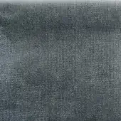 Velvet fabric sample in gray-blue with a dense, raised weave and matte finish; durable textile for upholstery or drapery, Sovet Italia Z04.