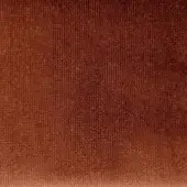 Brown velvet fabric texture displaying a vertical rib weave and soft diffused light, showcasing a dense, plush pile and tonal variations.