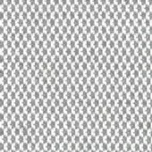 Acrylic fabric texture displaying a gray and white geometric grid pattern, dense weave, matte finish, labeled C92, water repellent.