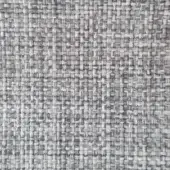Gray polypropylene fabric C36, dense rectilinear weave, heathered texture, matte finish, uniform construction, neutral gray background.