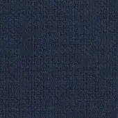Dark blue polypropylene fabric texture with a tight grid weave and raised nodes, matte finish, labeled “talenti c50” sample.