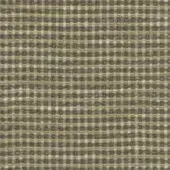 Olive green and off-white woven fabric sample with a grid pattern, dense texture, and matte finish; label reads “talenti > all samples.”