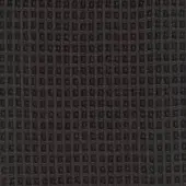 Dark brown woven grid texture, synthetic fabric with uniform square openings and raised lines, rough surface, neutral background.