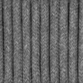 Synthetic ropes gray braided texture, cylindrical shape, vertical arrangement, repetitive linear structure, neutral matte finish, studio lighting.