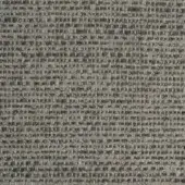 Woven fabric texture, muted gray with heathered effect, dense linear pattern, matte finish, possibly wool blend, tonelli design f103.