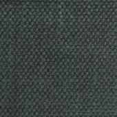 Woven fabric sample, teal and charcoal gray, geometric square motifs with a dense, matte texture; Tonelli Design F414.
